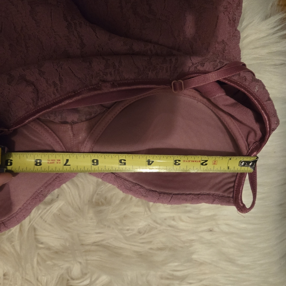Y2K Bra Lace Top Tank Purple Pink - Picture 6 of 6